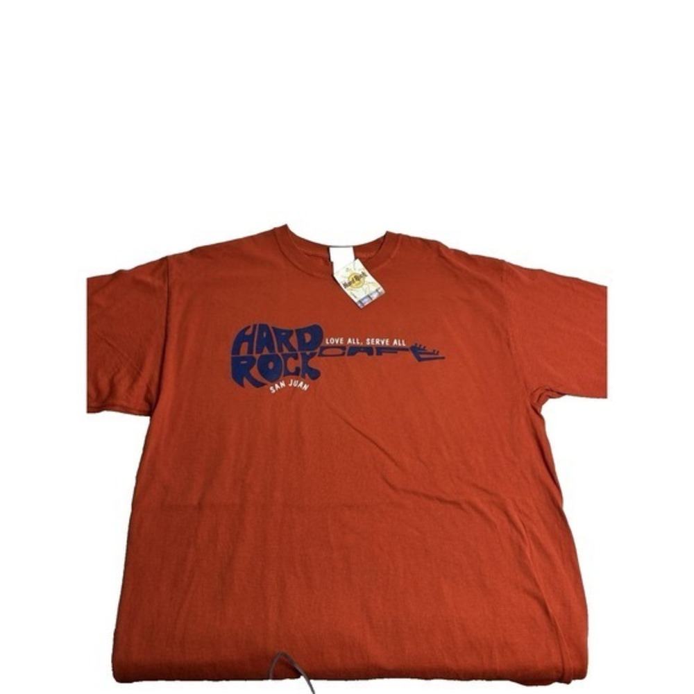Vintage Y2K Hard Rock Cafe San Juan‎ Puerto Rico NWT T-Shirt Men's Large L KC